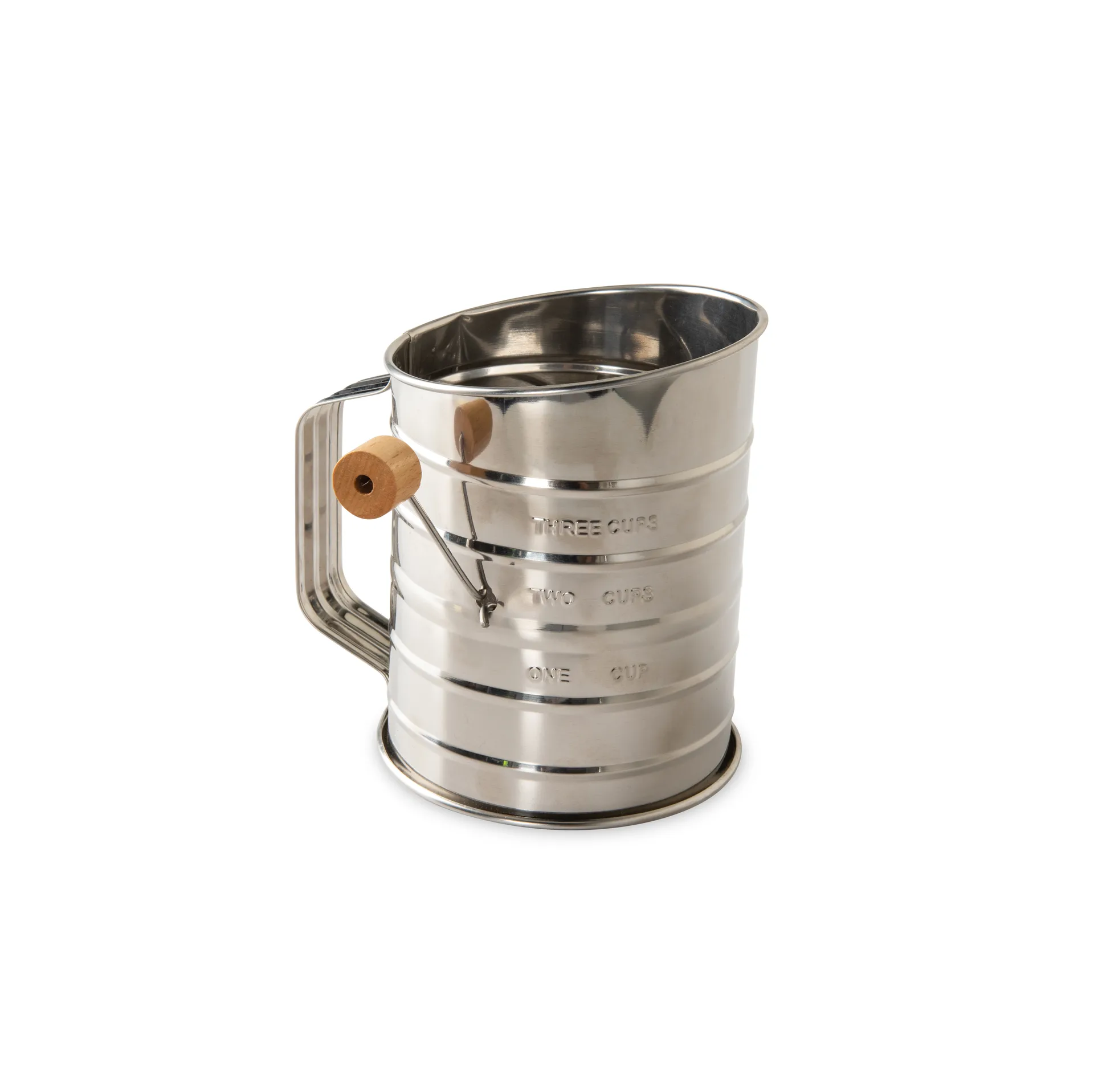 Nordic Ware Mel sigte med træhåndtag Rustfrit stål