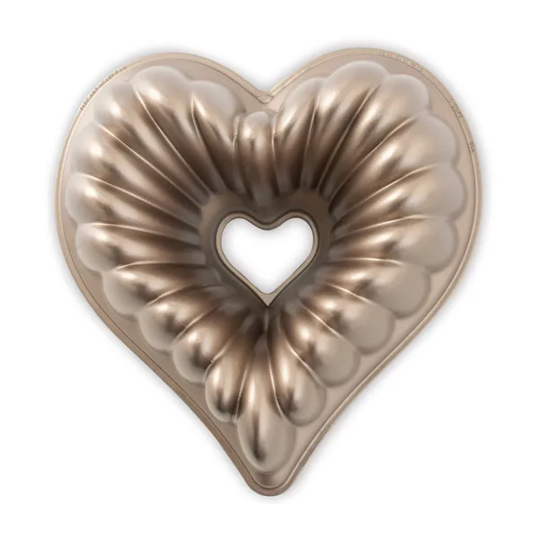 Nordic Ware elegant heart bundt bakform, 2,4 L