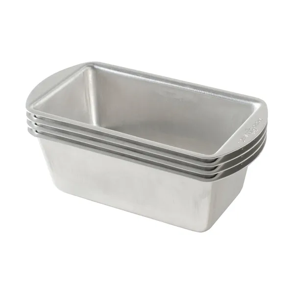 Nordic Ware Naturals Mini Loaf brödform 4-pack, Aluminium