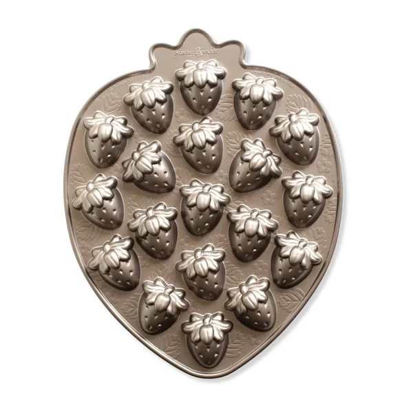 Nordic Ware strawberry bites bakform, 0,4 L