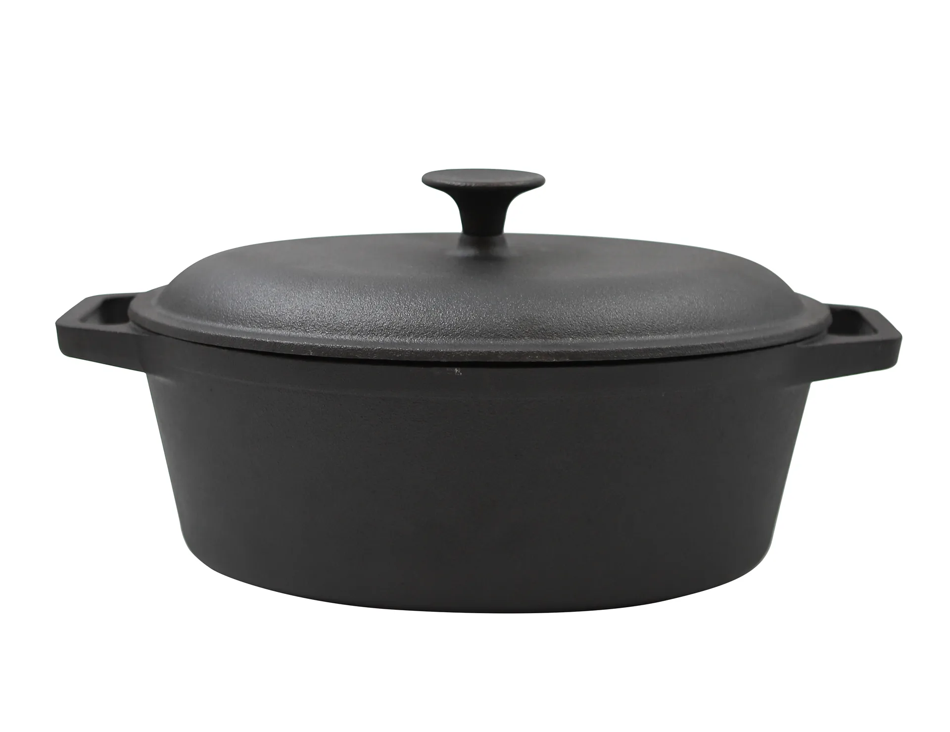 Nordwik Nordwik gjutj&auml;rnsgryta oval 4 l Svart