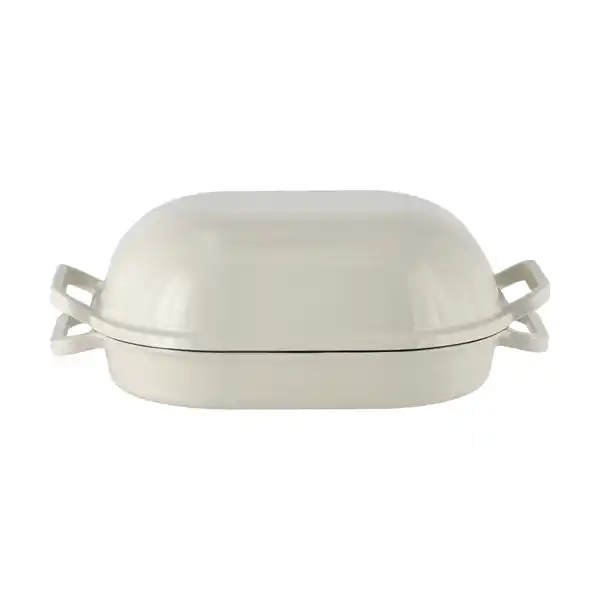 Nordwik Levain brödform emaljerad 39x26 cm, Creme