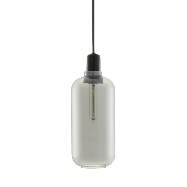Amp lampa stor, grå