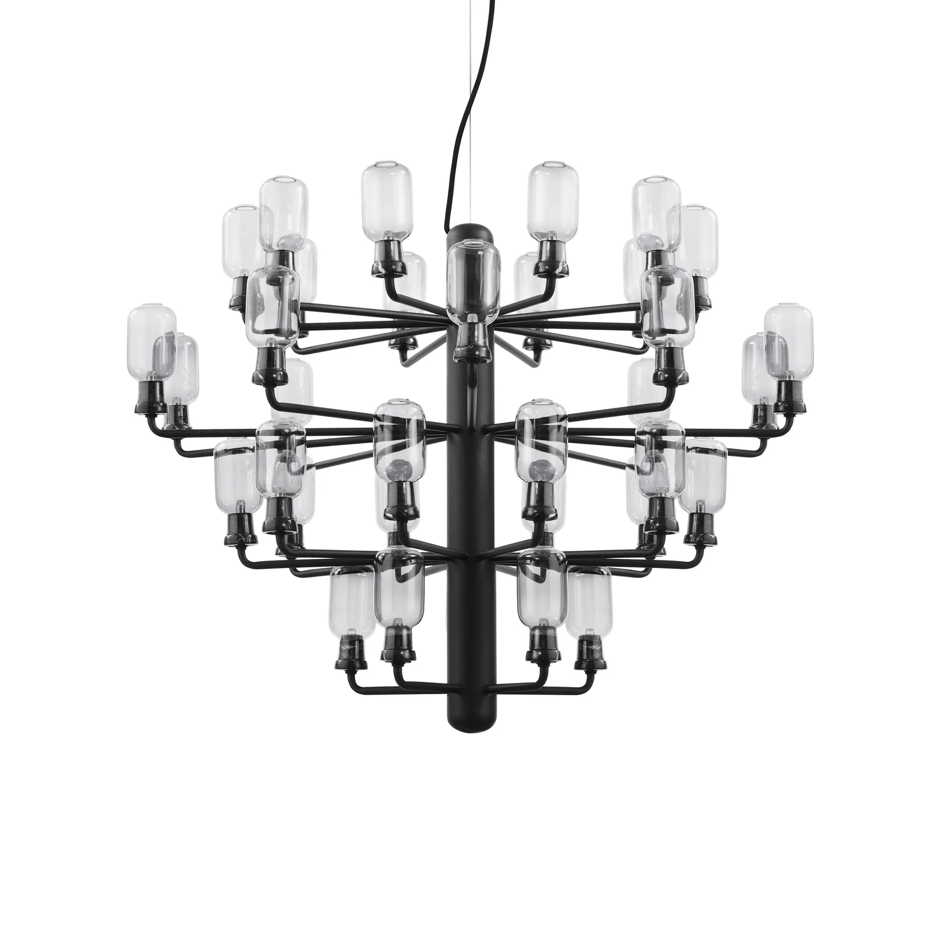 Normann Copenhagen Amp lysekrone black, large