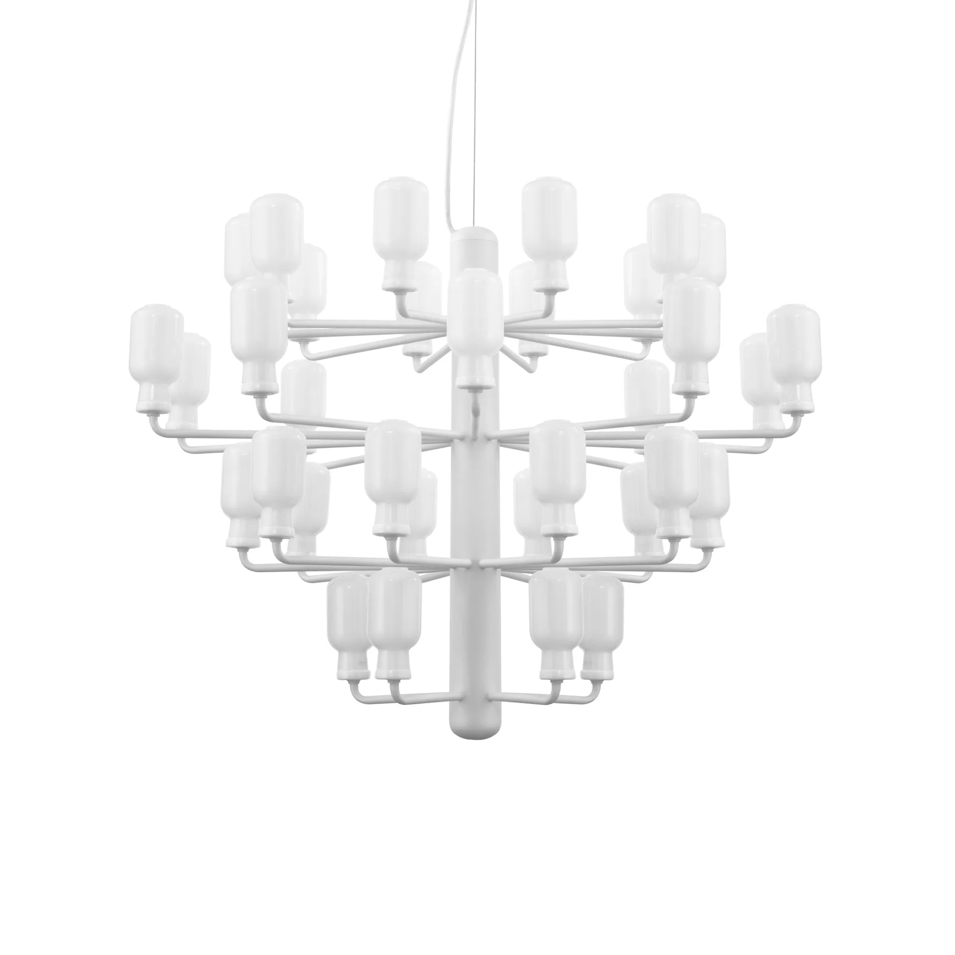 Normann Copenhagen Amp lysekrone white, large