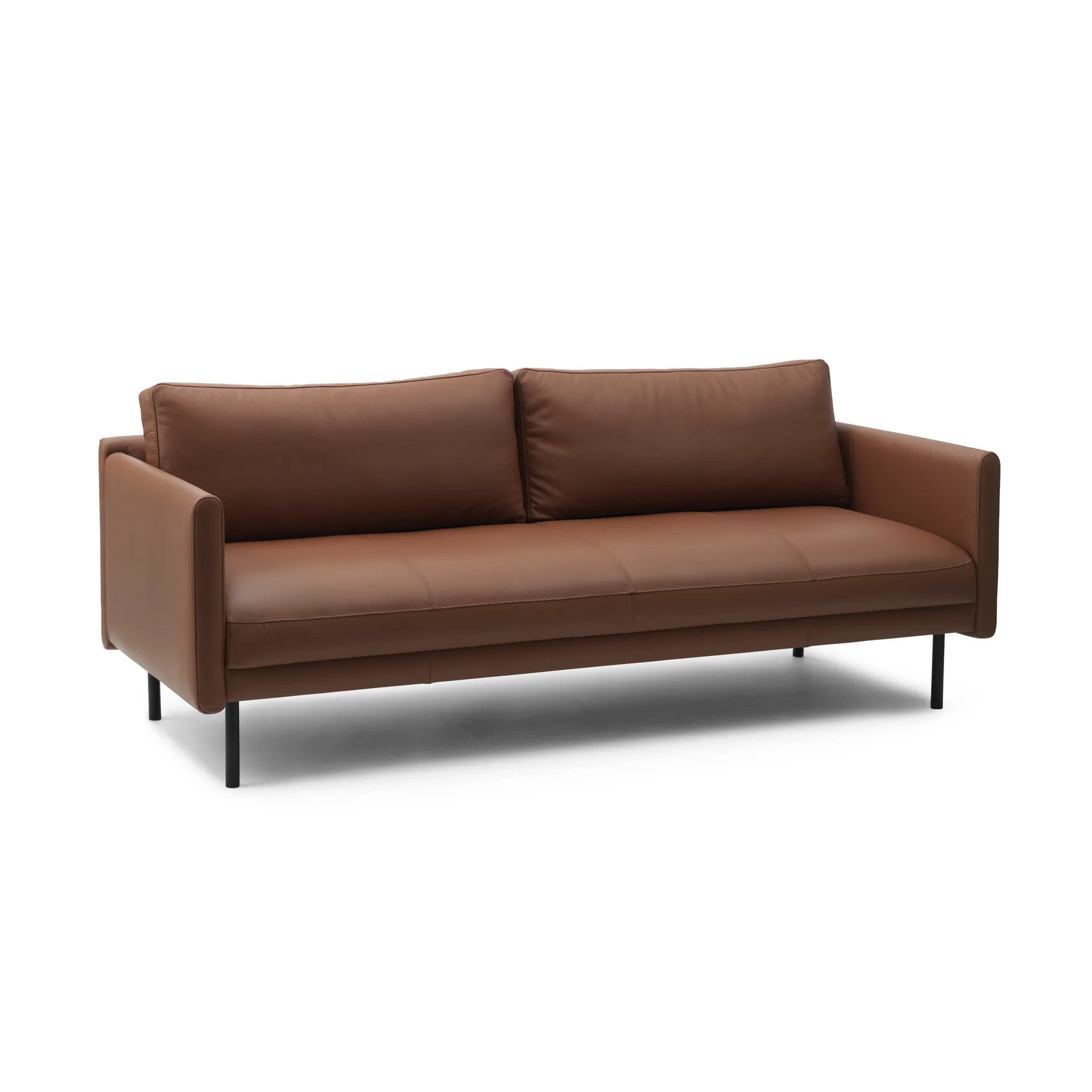 Normann Copenhagen Canapé Rar 3 places Omaha leather cognac