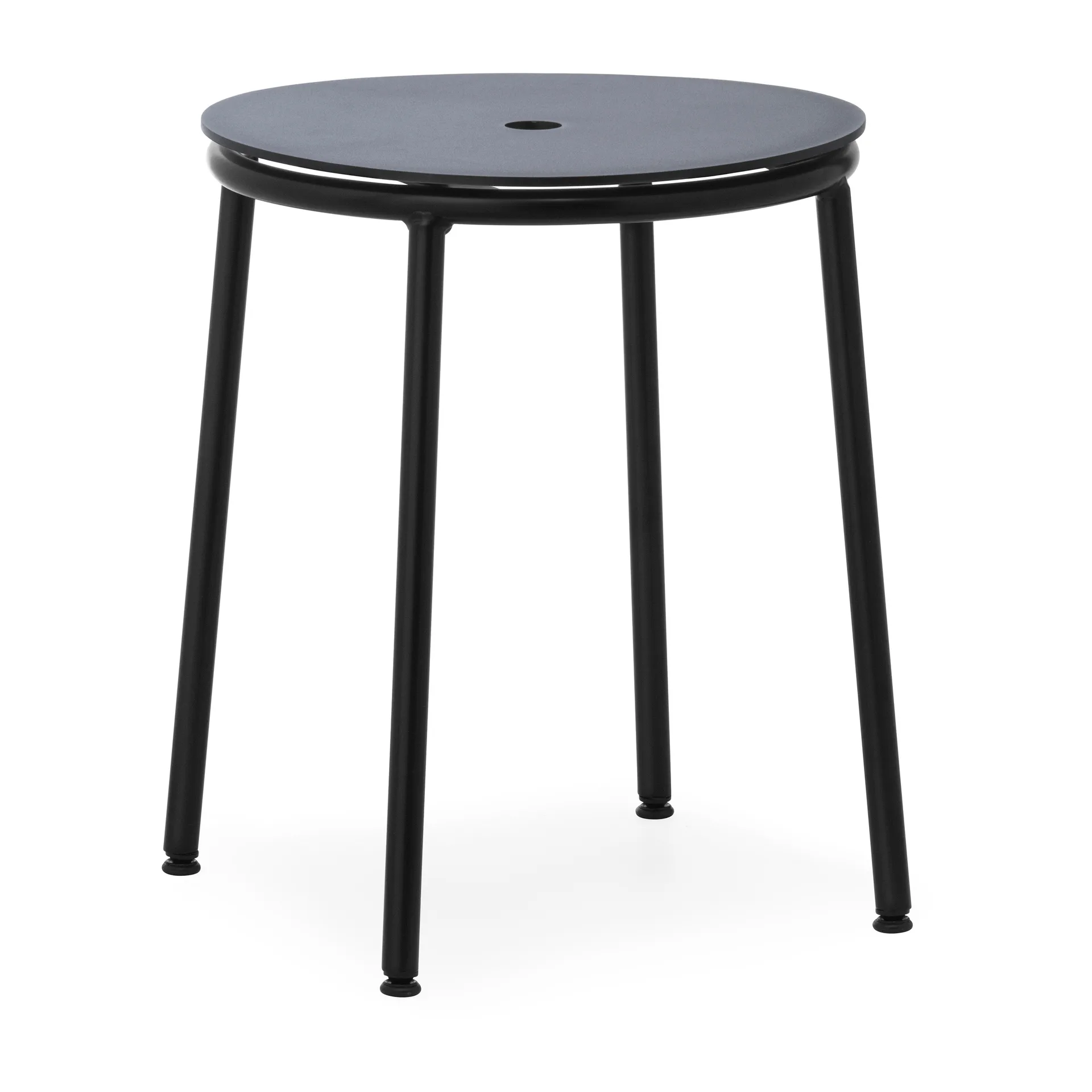 Normann Copenhagen Circa taburet 45 cm Sort aluminium billede