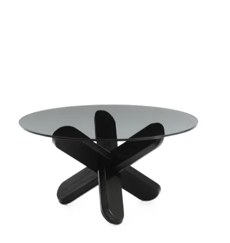 Ding bord 75x40 cm, Svart