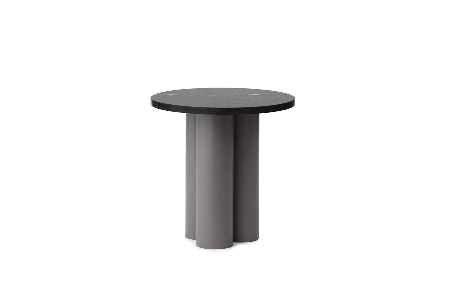 Normann Copenhagen Dit sidebord Ø40 cm Grå-Sort-marquina