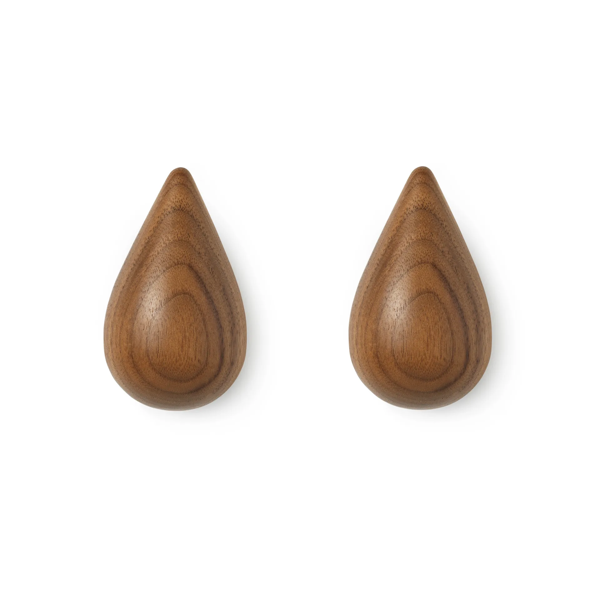 Normann Copenhagen Dropit knop 2-pak valnød Lille