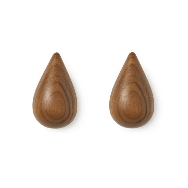 Dropit knopp 2-pack valnöt, Liten