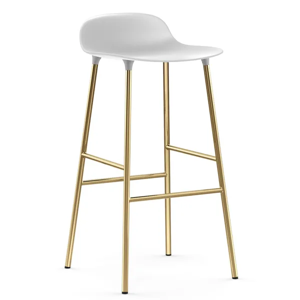 Form barstol mässingsben 75 cm