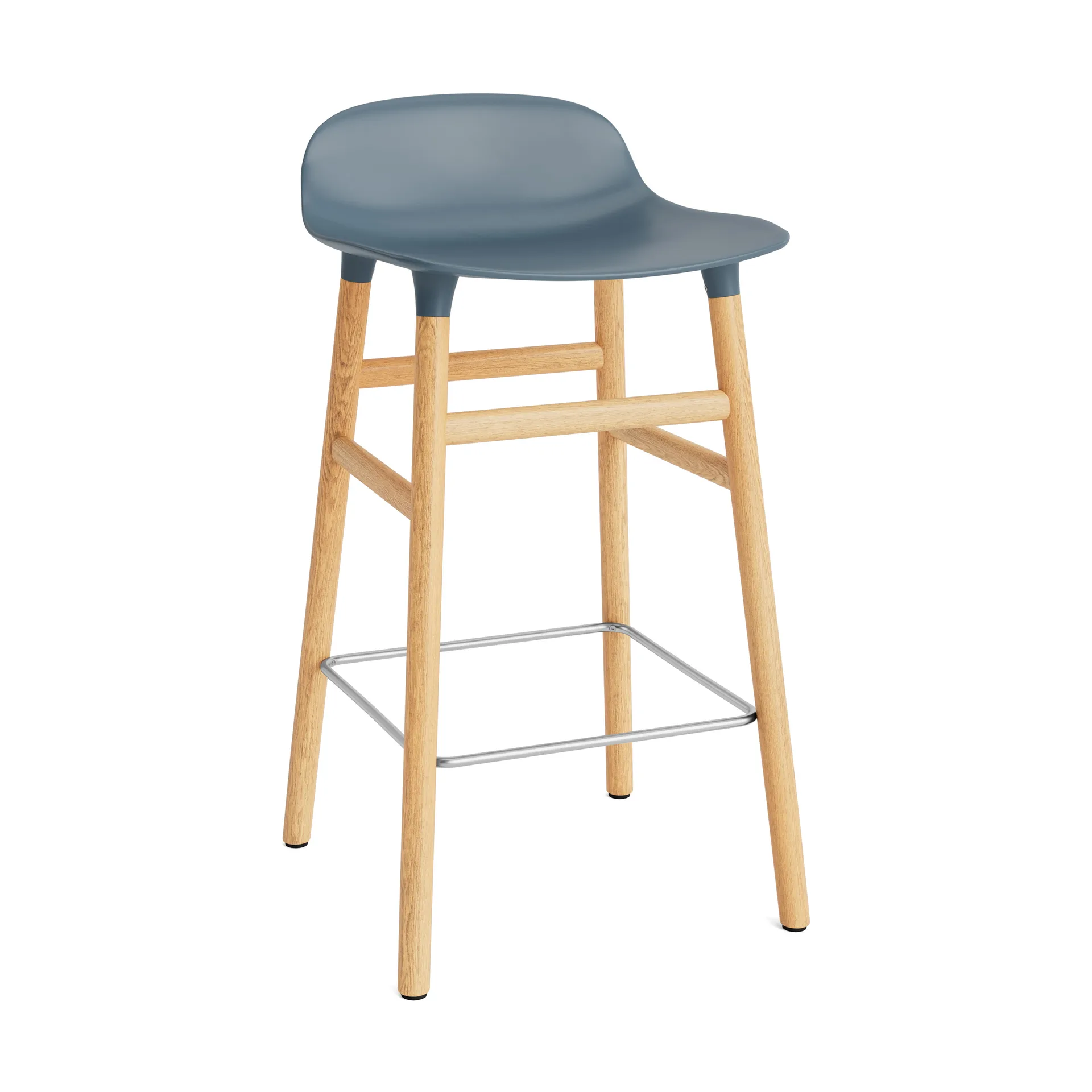 Normann Copenhagen Form Chair barstol egeben blå