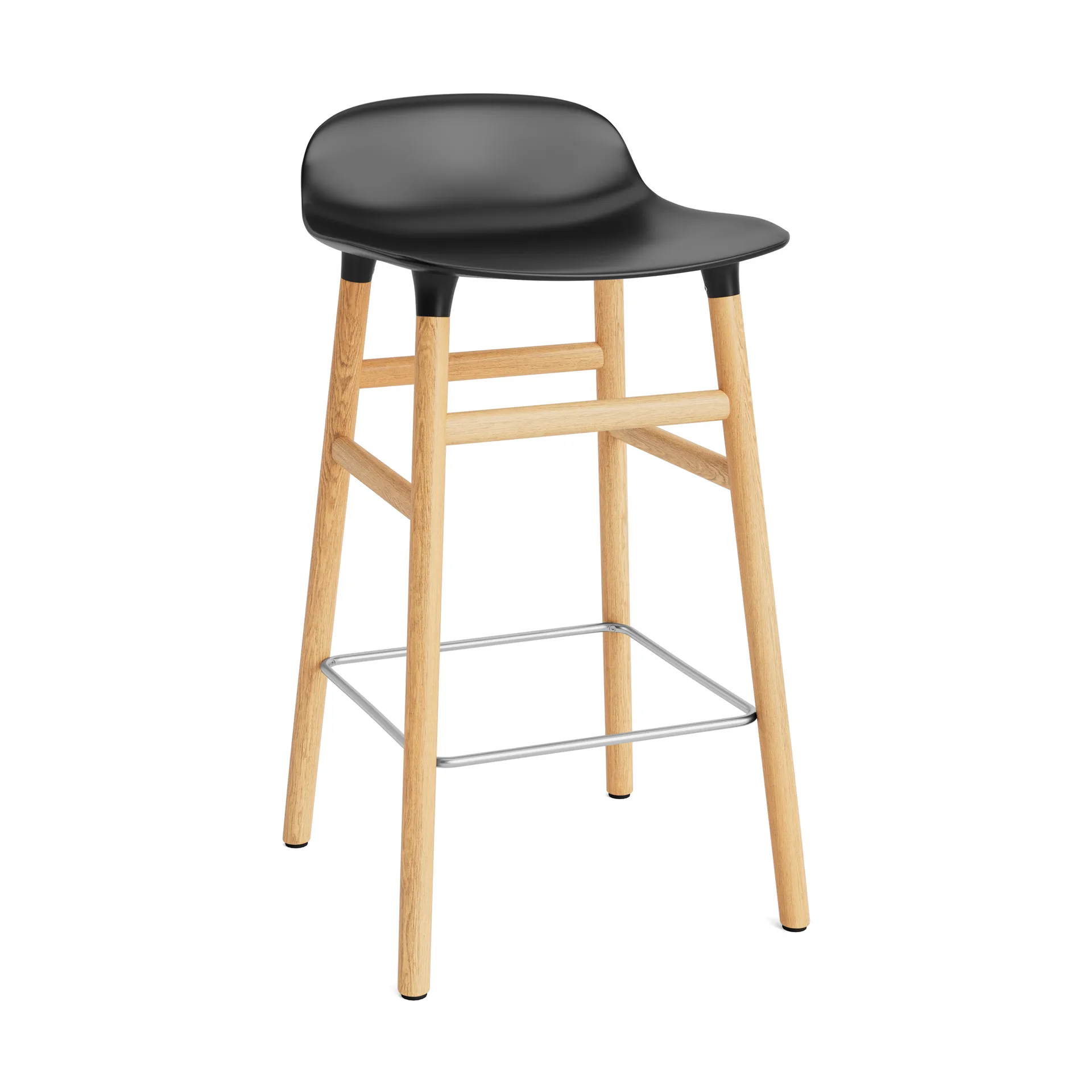 Normann Copenhagen Form Chair barstol egeben sort