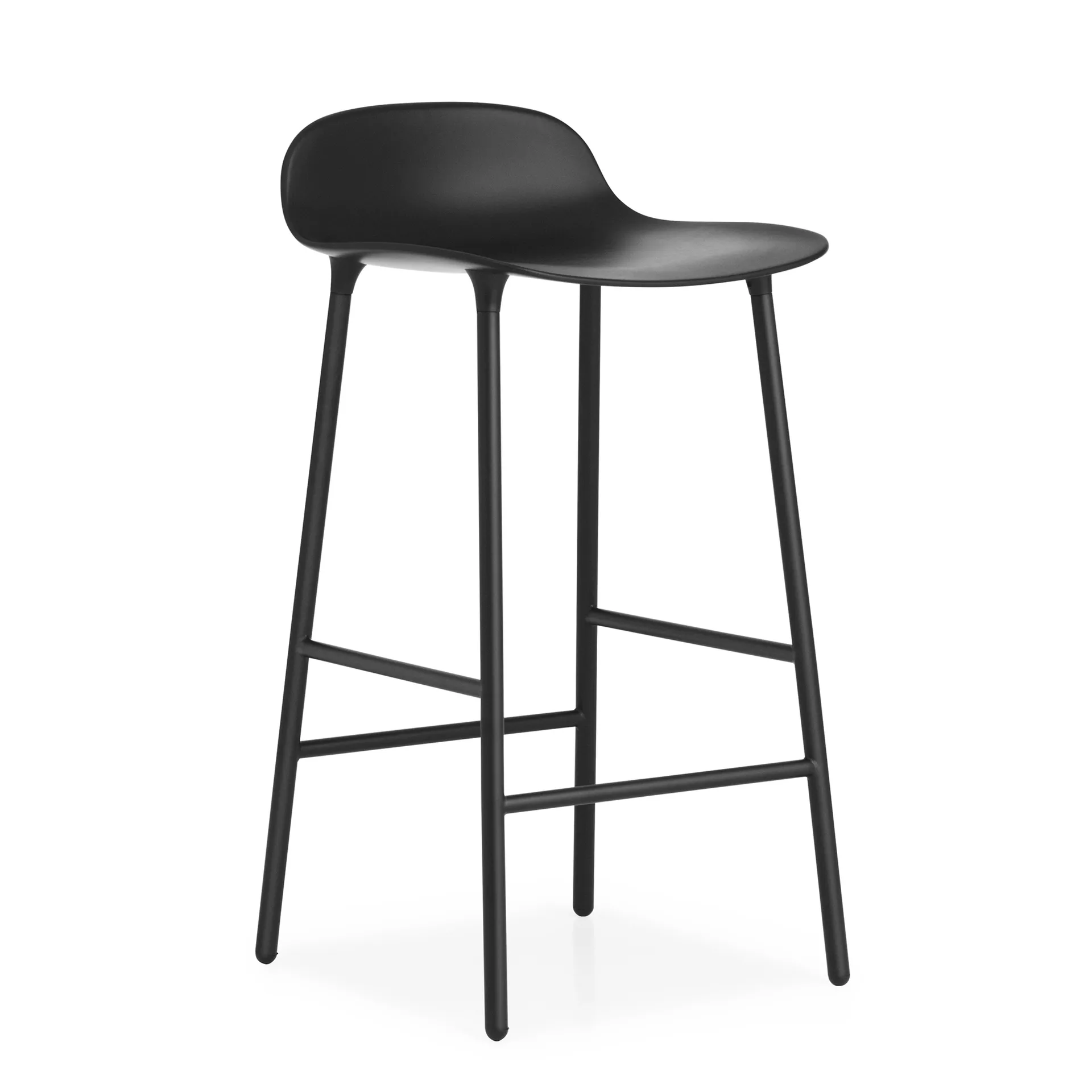 Normann Copenhagen Form Chair barstol metalben Sort