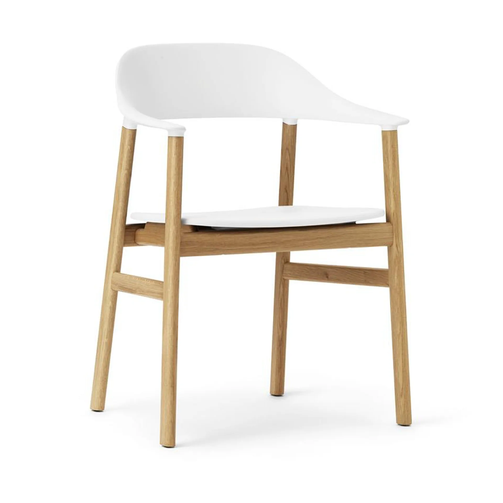 Normann Copenhagen Herit karmstol eg White