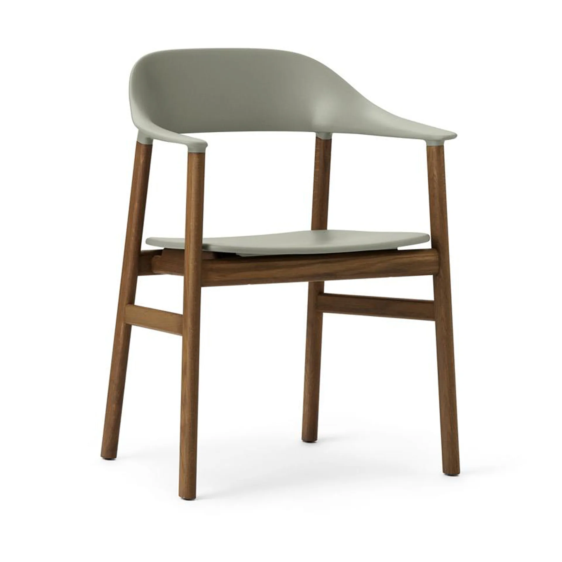 Normann Copenhagen Herit karmstol røget eg Dust Green