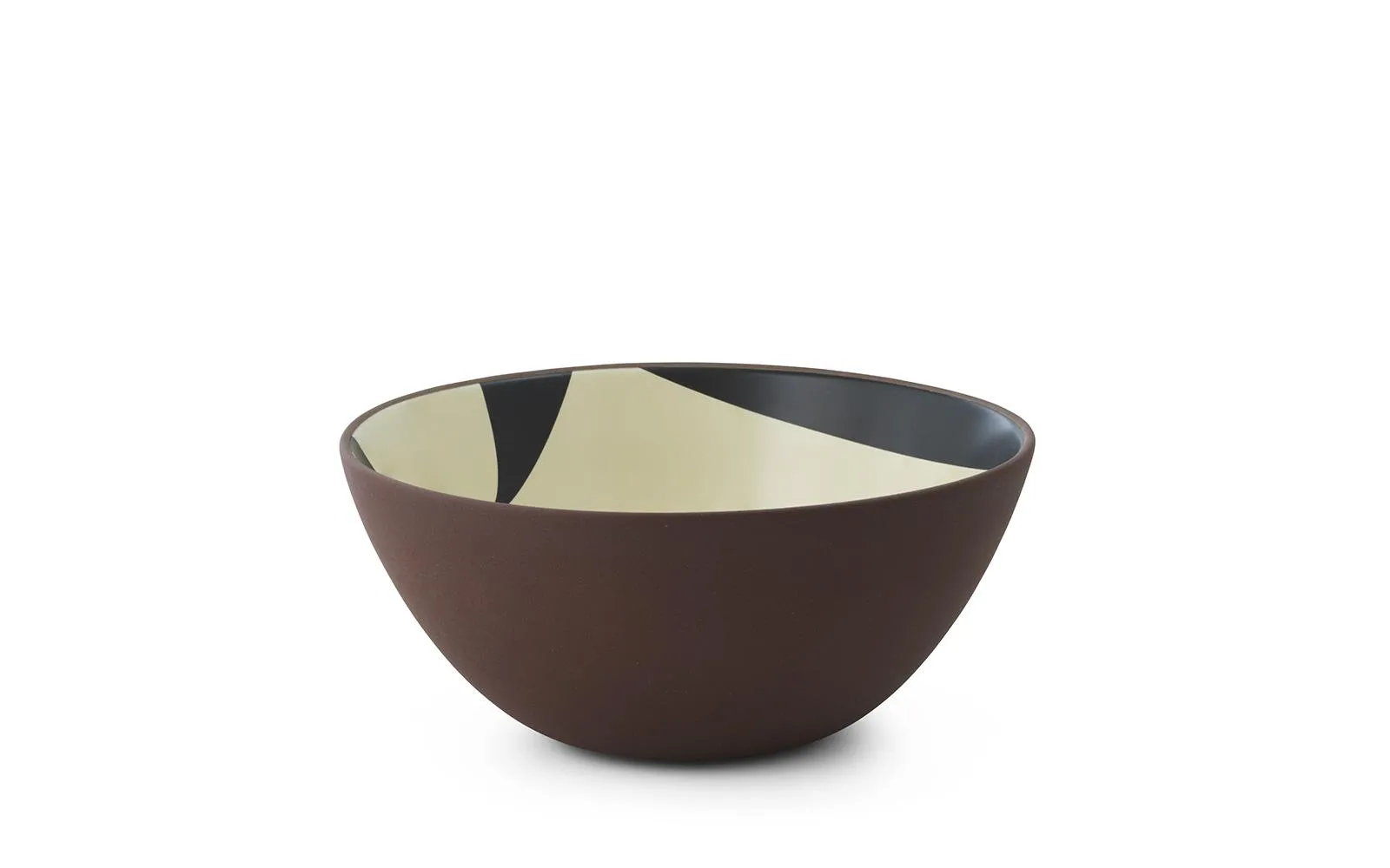 Normann Copenhagen Line skål Ø23 cm Brun-beige-sort