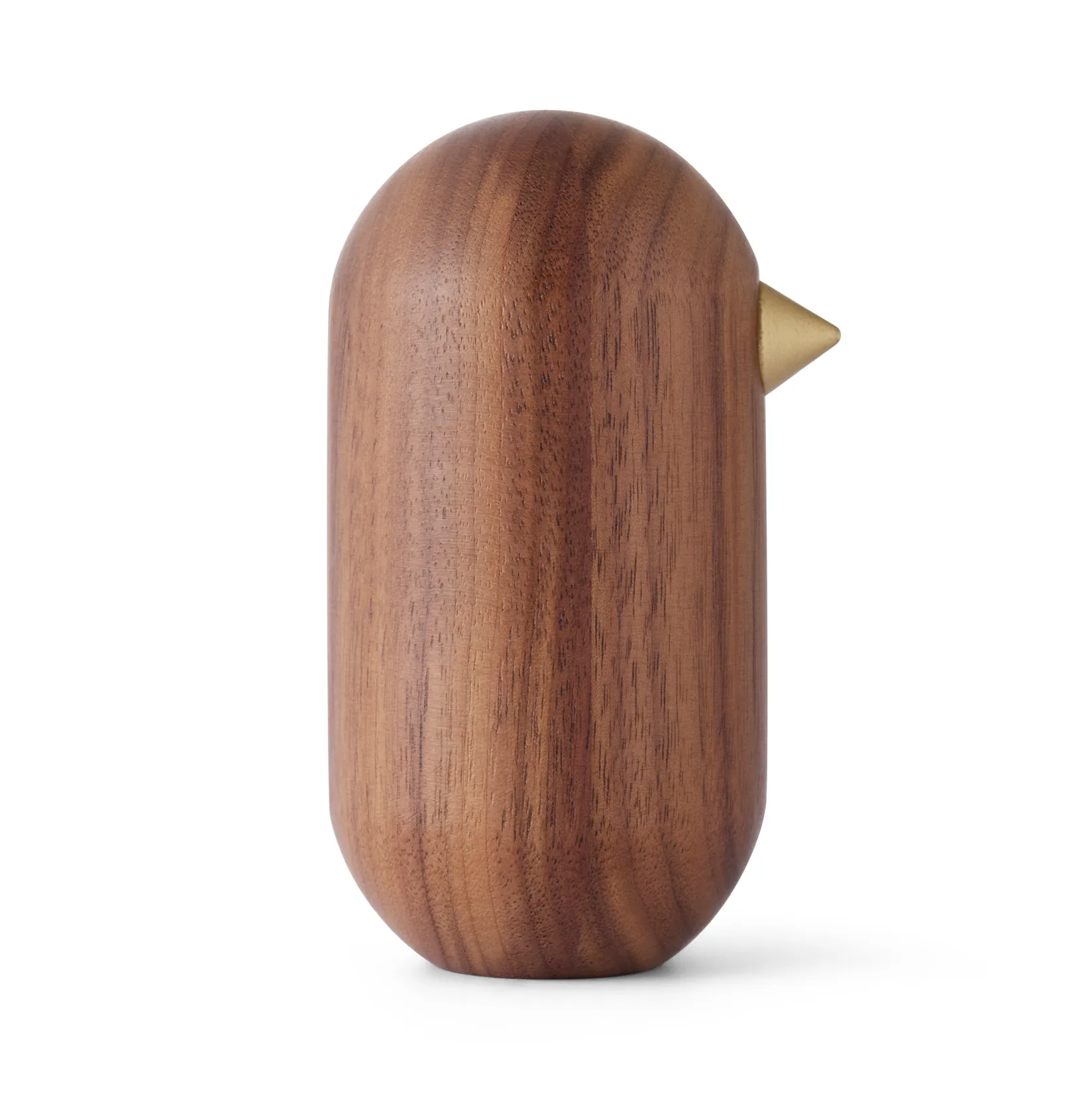 Normann Copenhagen Little Bird figur valnød 10 cm billede