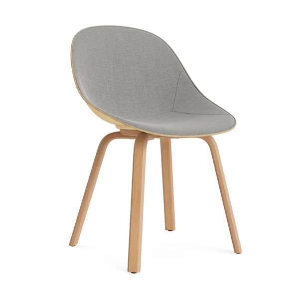 Mat Chair stol framsideklädd, Remix 133-hemp-beech