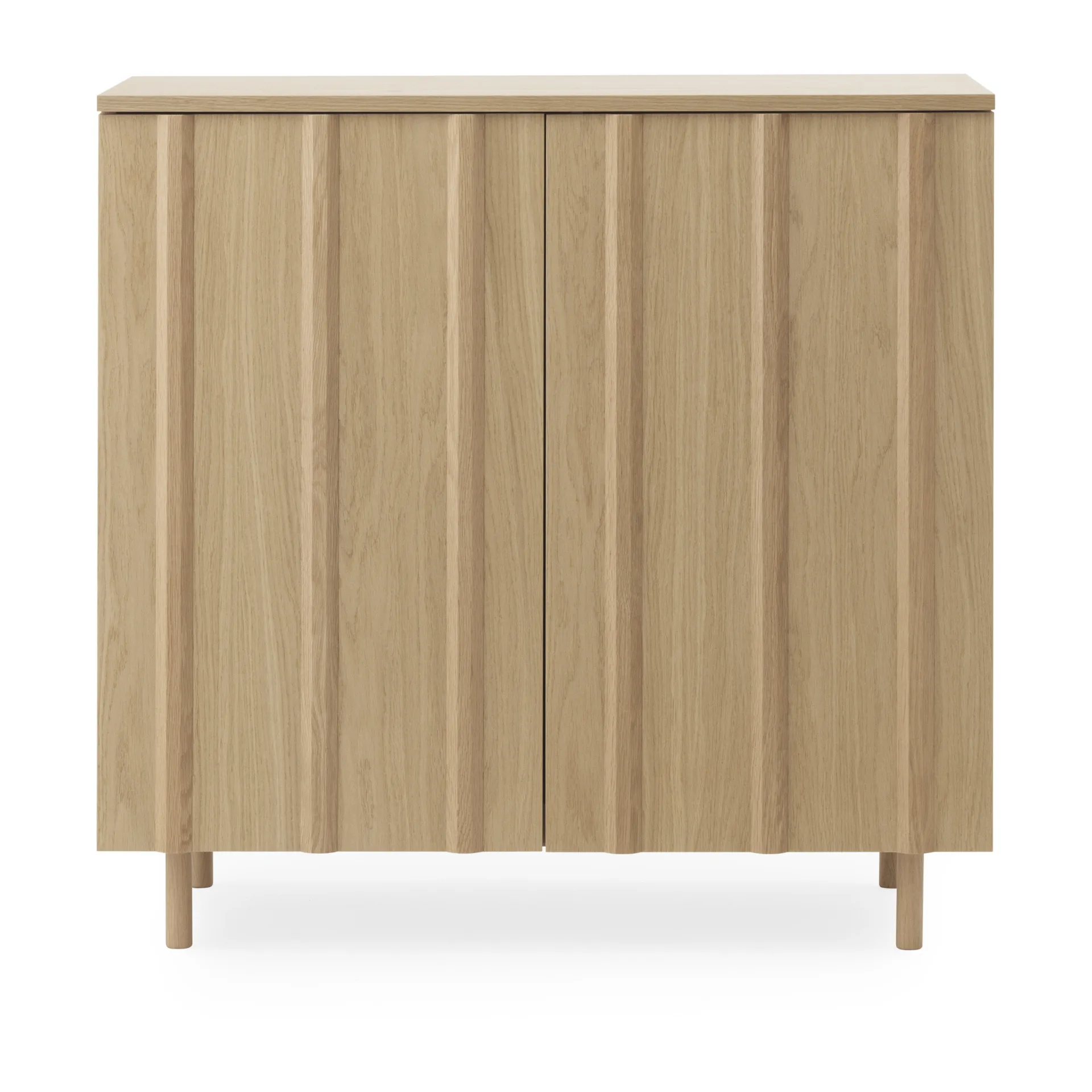 Normann Copenhagen Rib skab 96x98,5 cm Oak