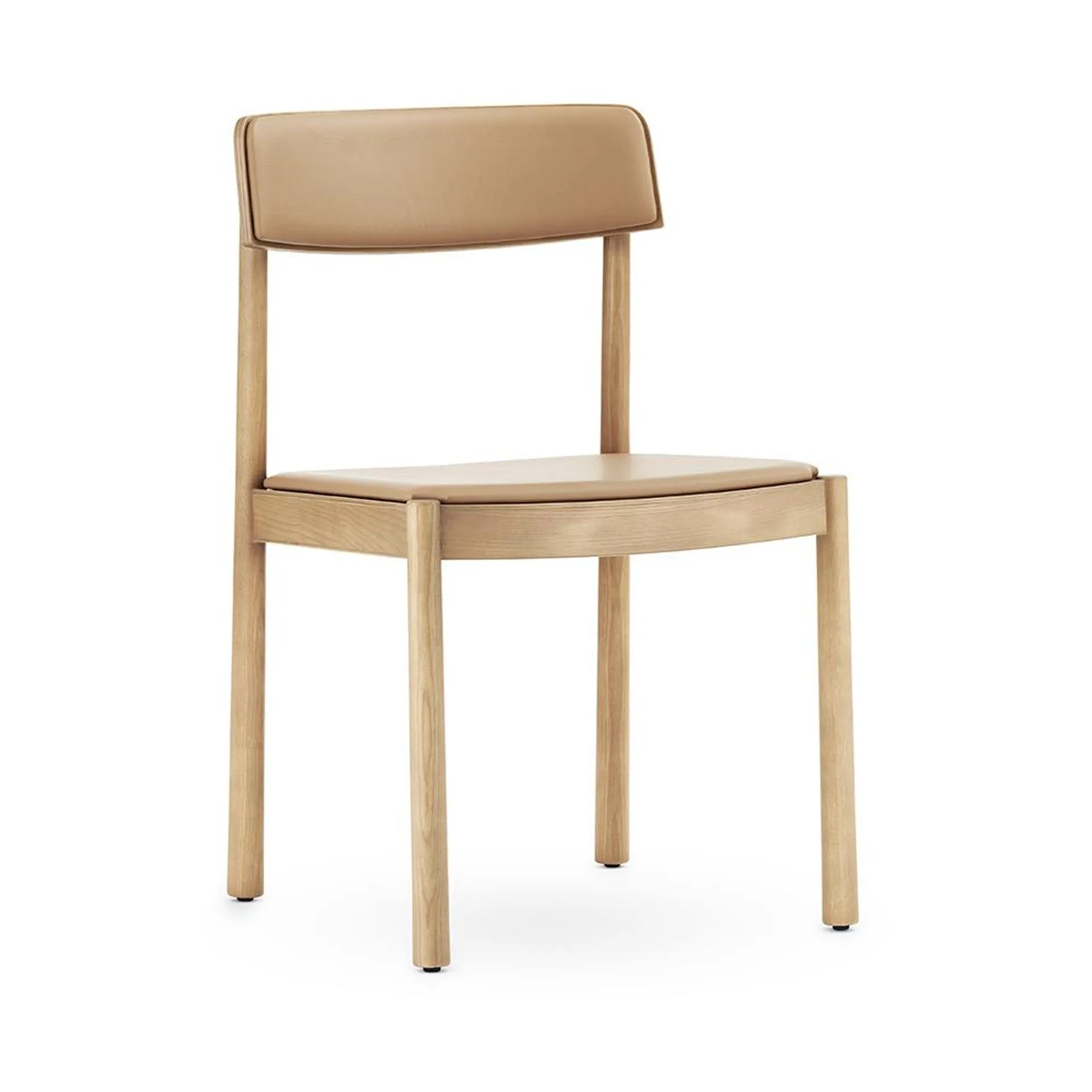 Normann Copenhagen Timb stol med hynde Tan/Ultra leather/Camel