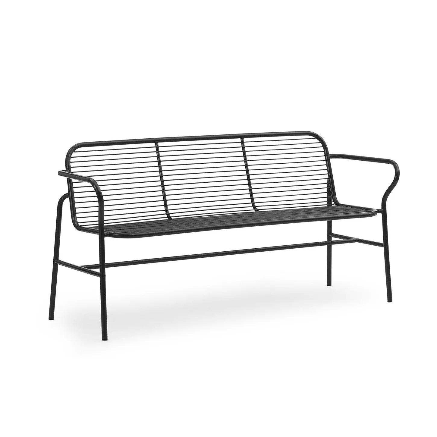 Normann Copenhagen Vig Dining bænk Sort