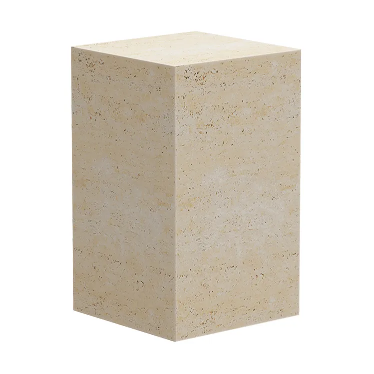 NORR11 Table d’appoint Cubism Travertin, cm