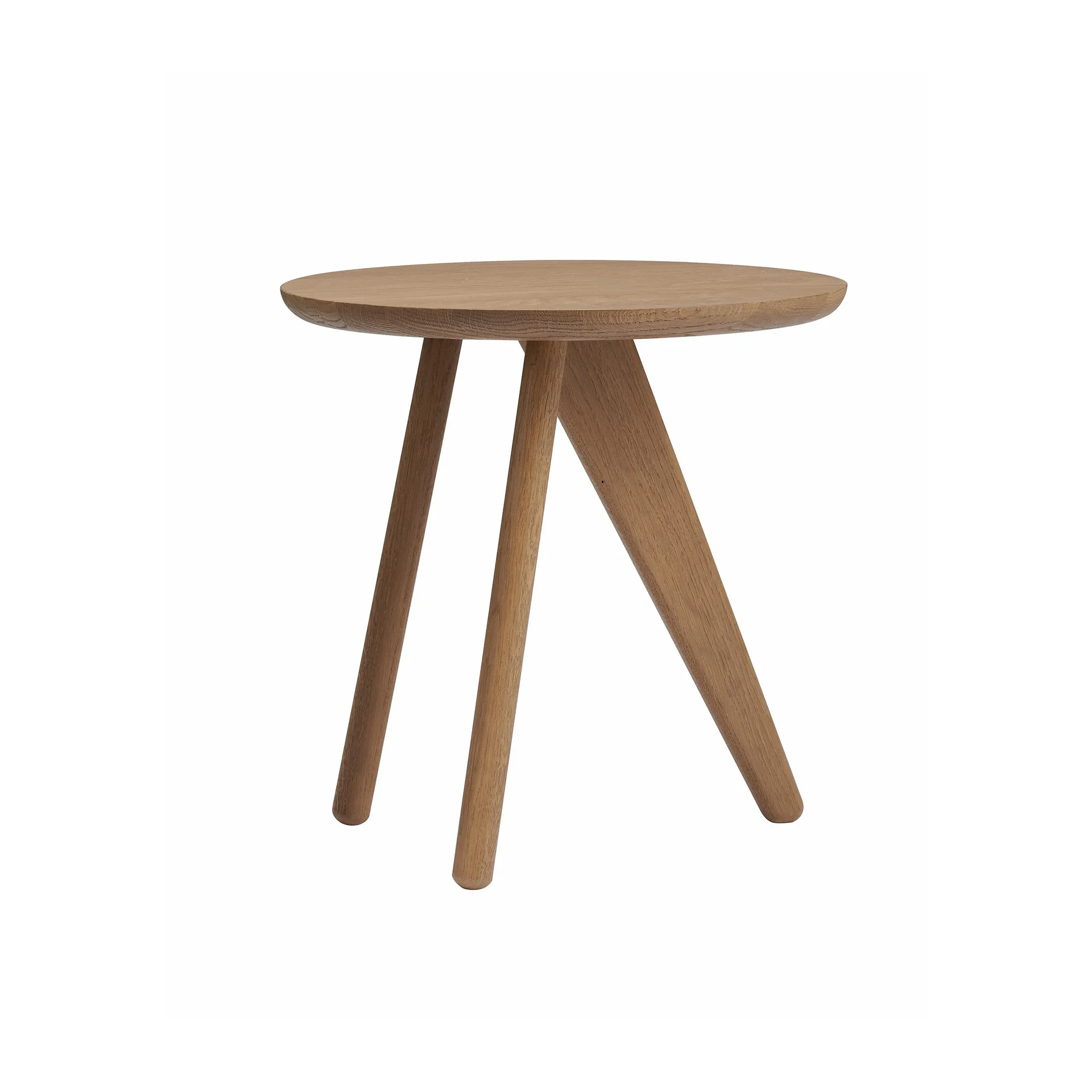 NORR11 Table d'appoint Fin Ø Fumé clair
