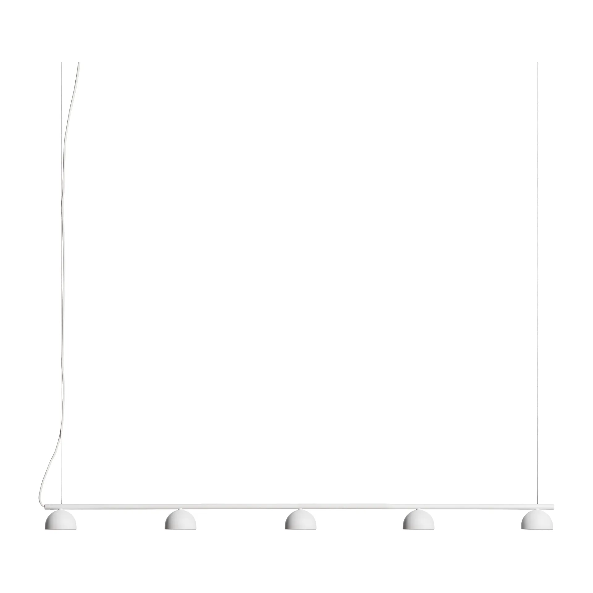 Northern Blush Rail 5 loftslampe Hvid mat