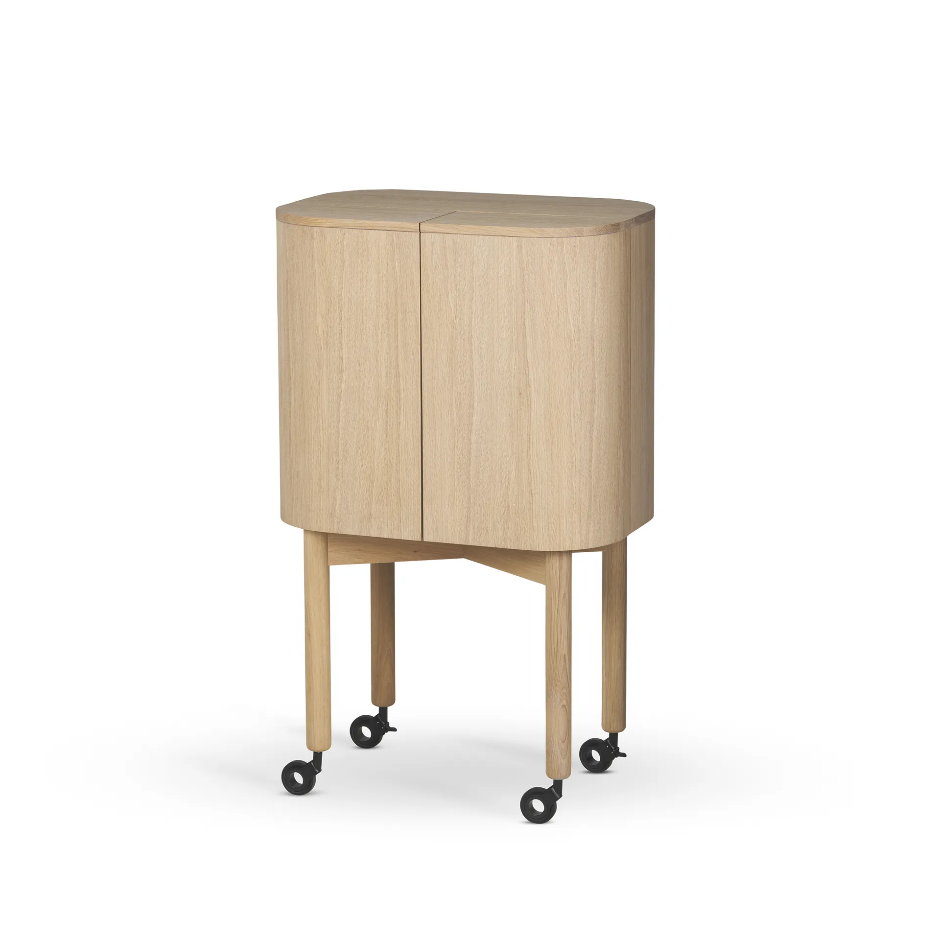 Northern Loud barskab på hjul Light oiled oak