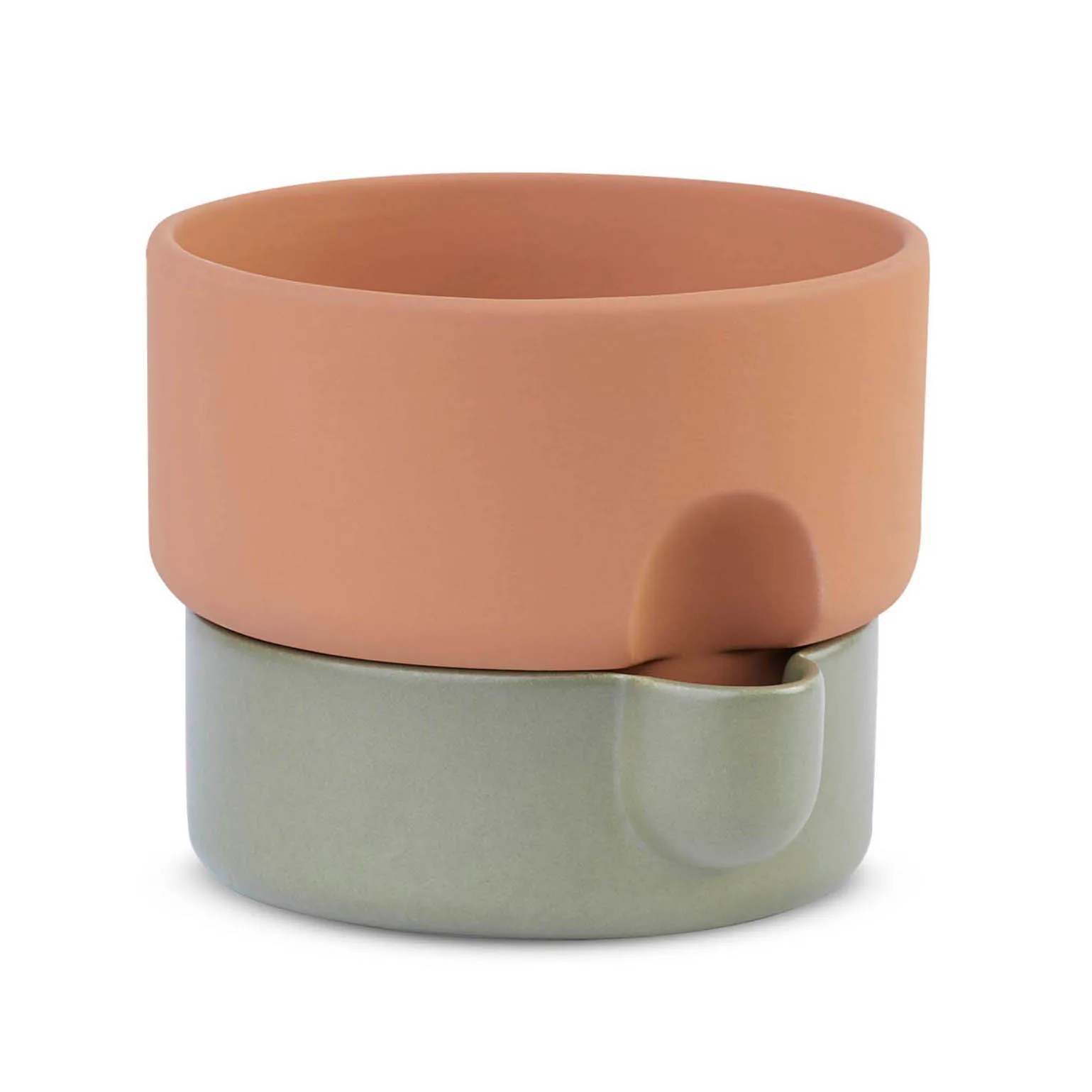 Northern Oasis selvvandende krukke medium Ø20,5 cm Terrakotta/Grøn