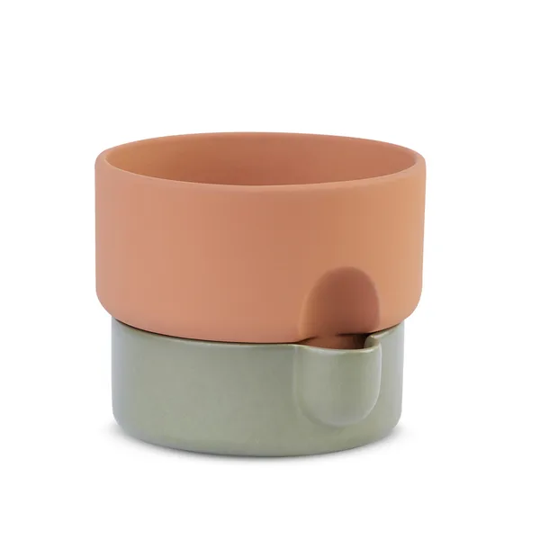 Oasis självvattnande kruka liten Ø15 cm, Terracotta