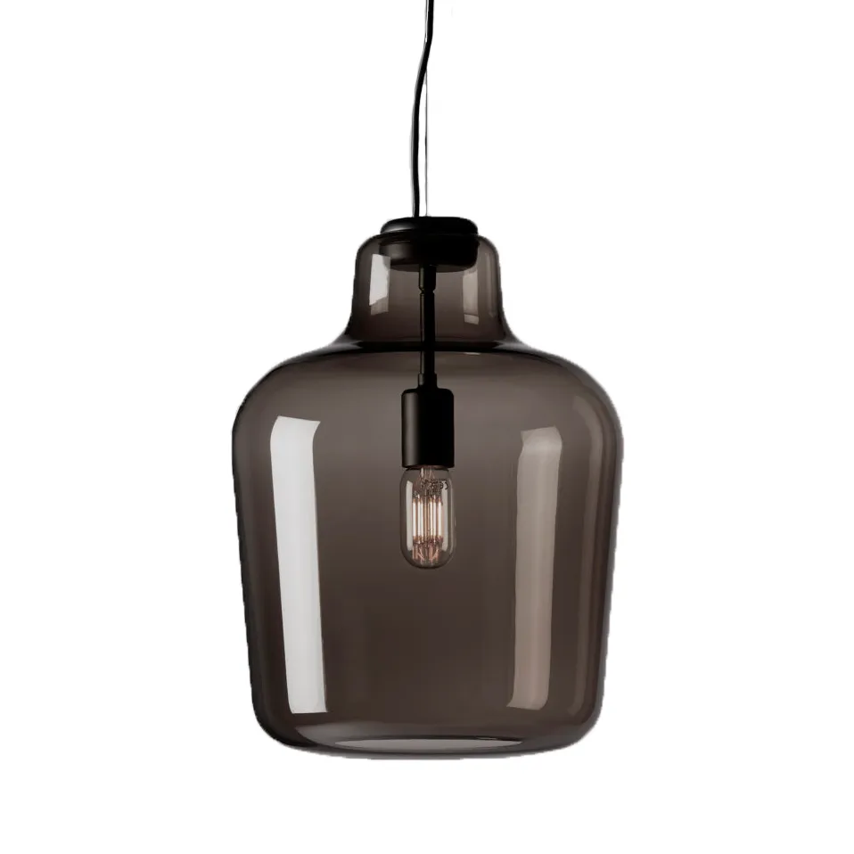 Say My Name Pendel Smoked Glossy Grey - Northern - Stue - Design - Glas - Med én lyskilde