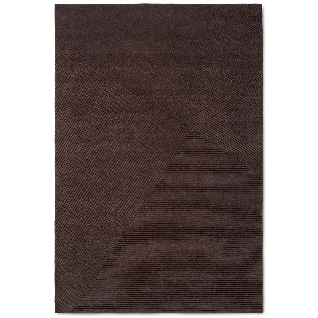 Northern Tapis Row grand cm Marron foncé