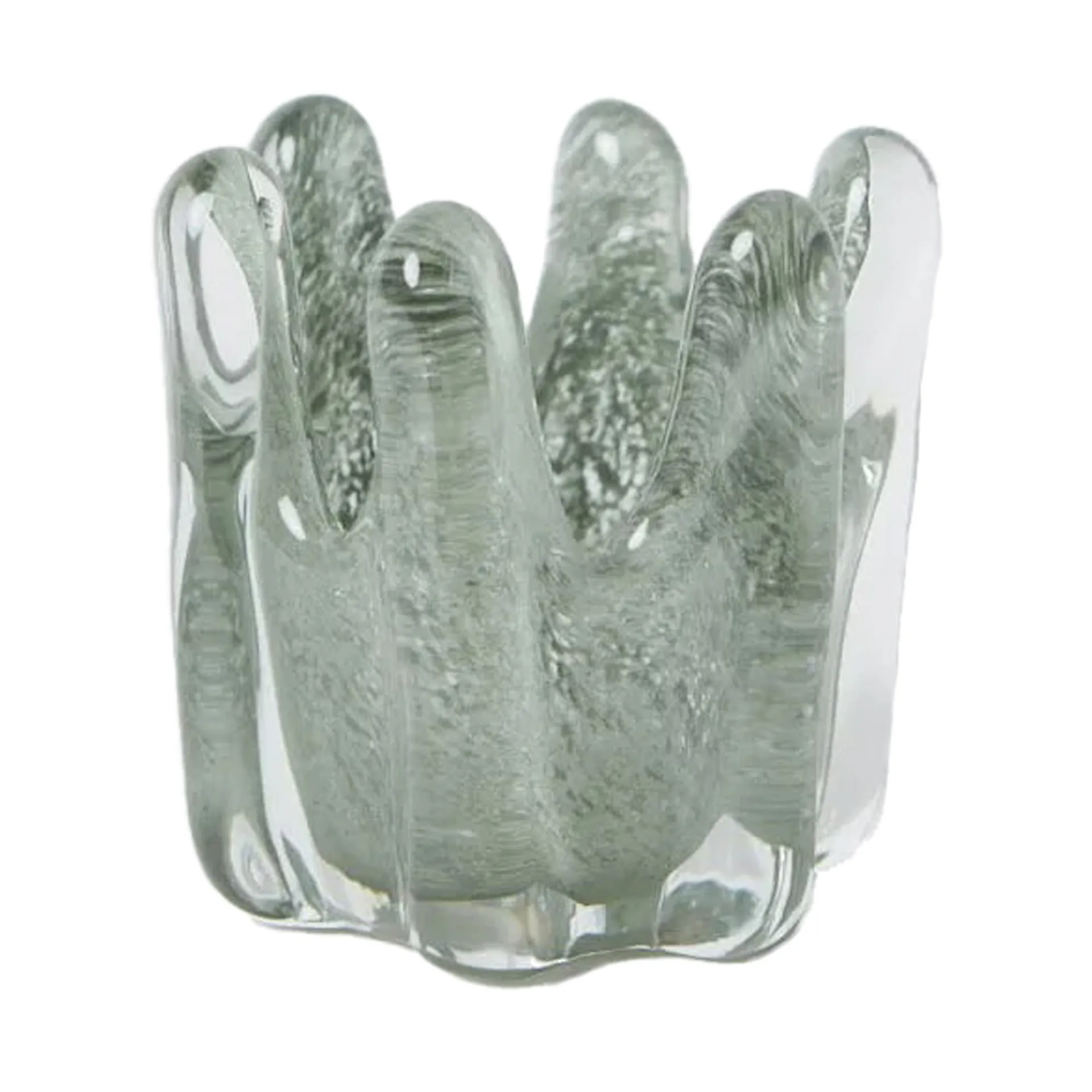 Olsson & Jensen Helix ljuslykta &Oslash;14 cm Mossgr&ouml;n