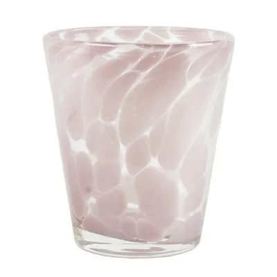 Olsson & Jensen Milano glas Ø9x10 cm Lyserød