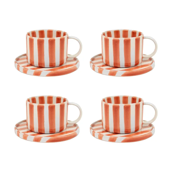 Olsson & Jensen からのMonica kopp med fat 4-pack - Rost