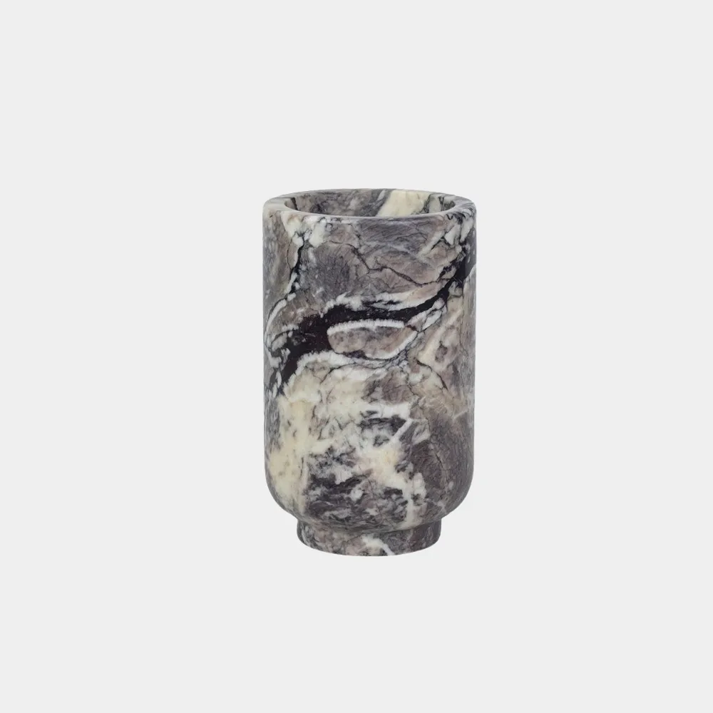 Olsson & Jensen Stevie var Ø12,5x20,5 cm Grå marmor