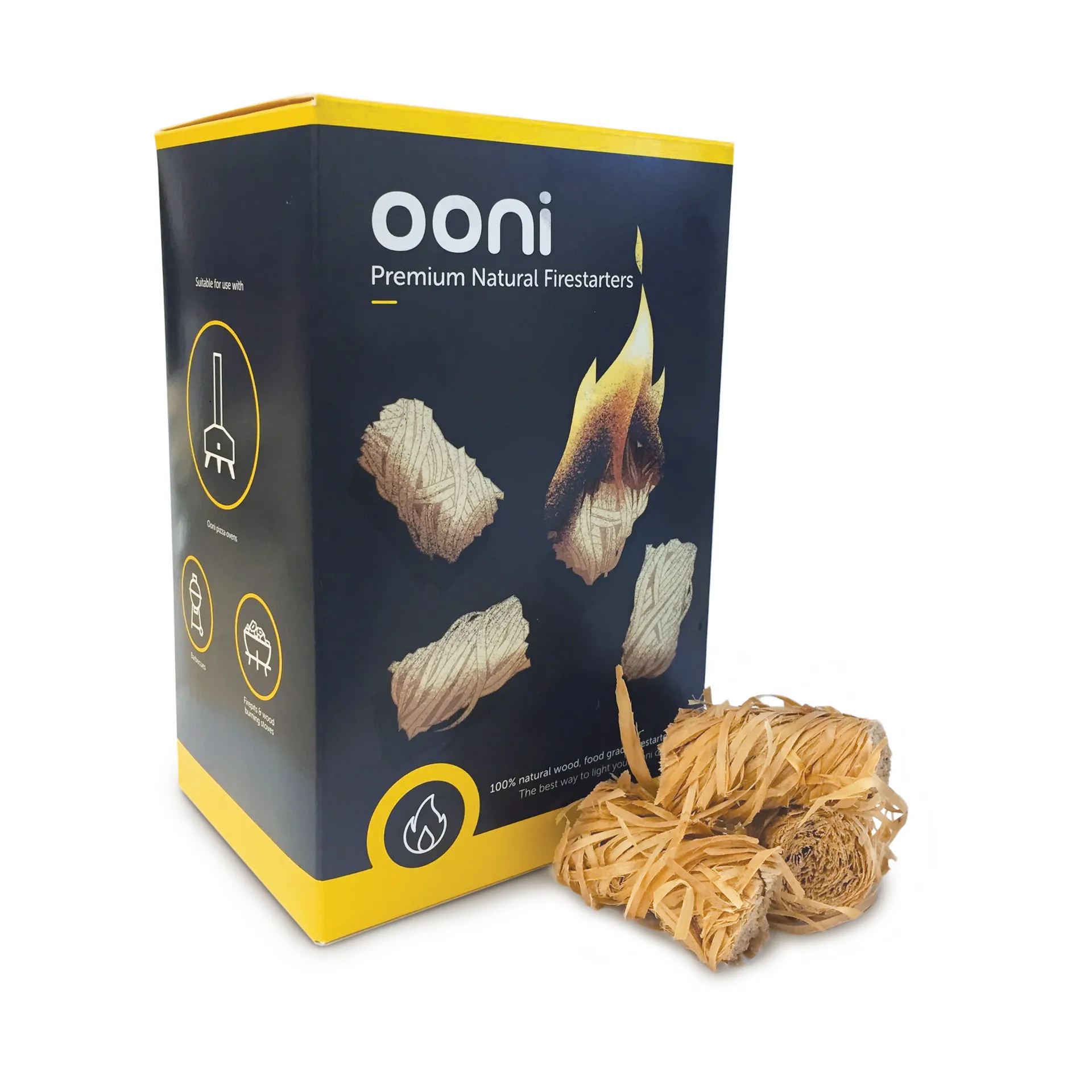 Ooni Ooni Premium naturlige ildstartere 50-pak