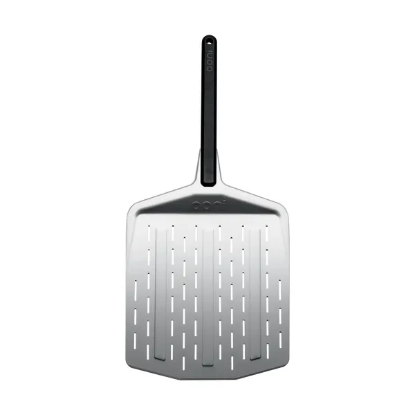 Ooni Signature perforerad pizzaspade, Aluminium-valnöt, 12"