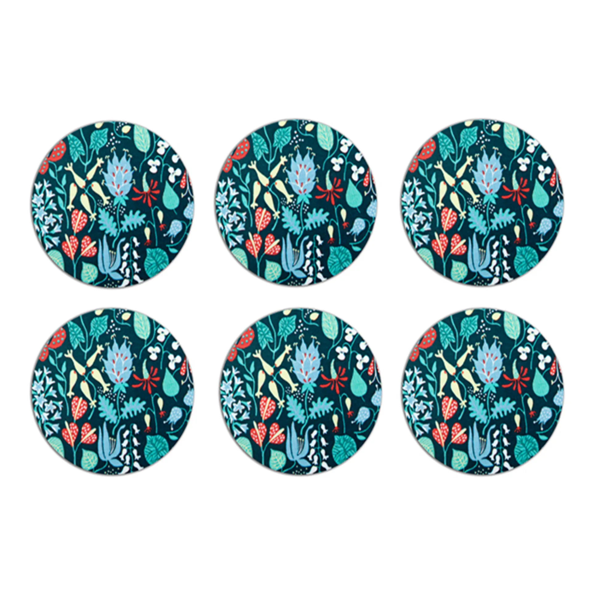 Opto Design Herbarium glasunderl&auml;gg 6-pack bl&aring;