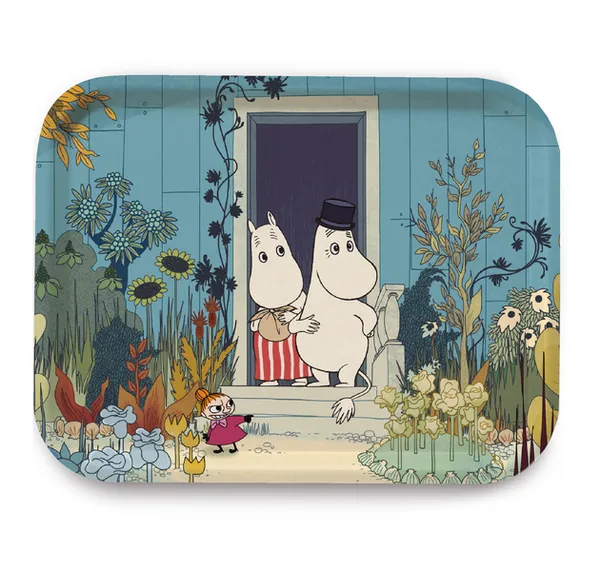 Moomin Riviera Doorstep bricka, Blå-multi