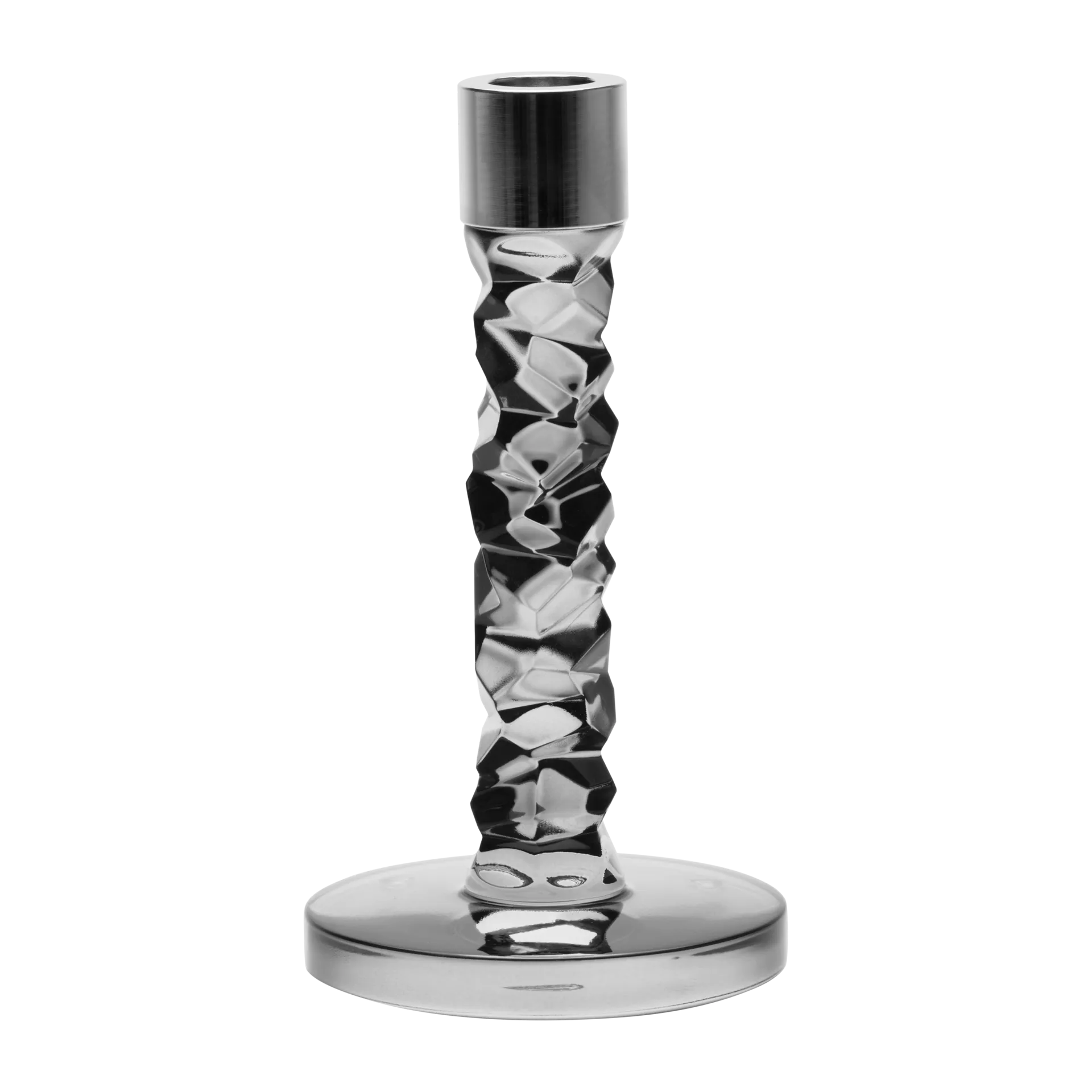 Orrefors Bougeoir Carat anthracite 183 mm