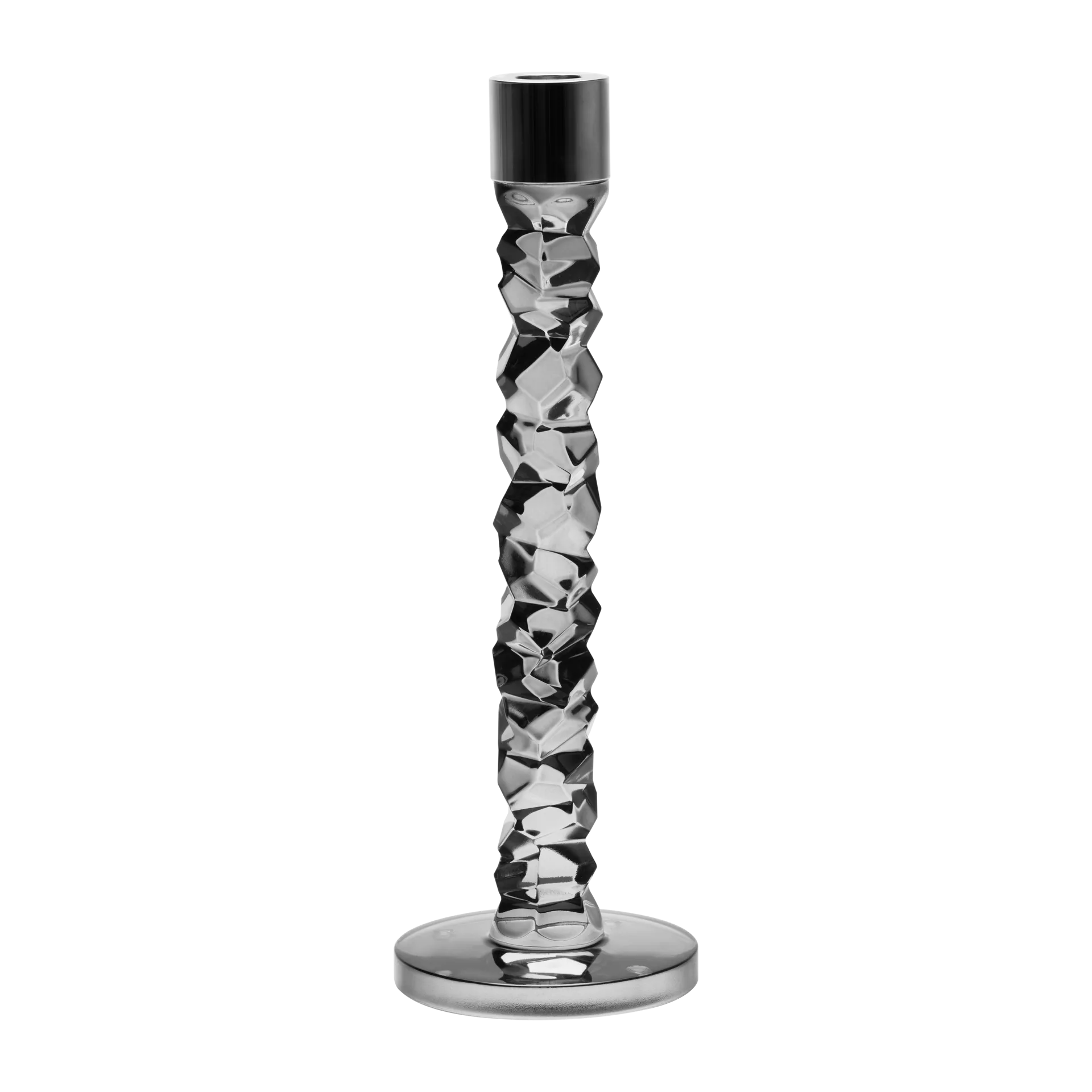 Orrefors Bougeoir Carat anthracite 297 mm