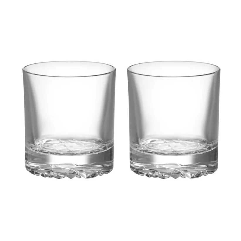 Orrefors Carat double old fashioned glas 28 cl 2-pak Klar