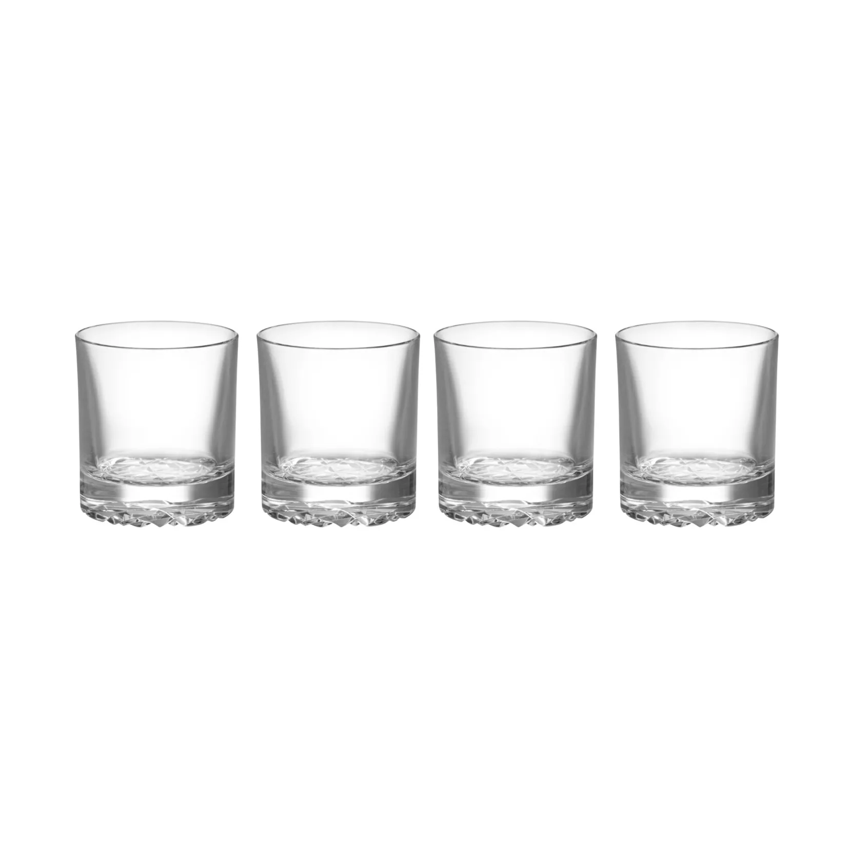 Orrefors Carat double old fashioned glas 28 cl 4-pak Klar