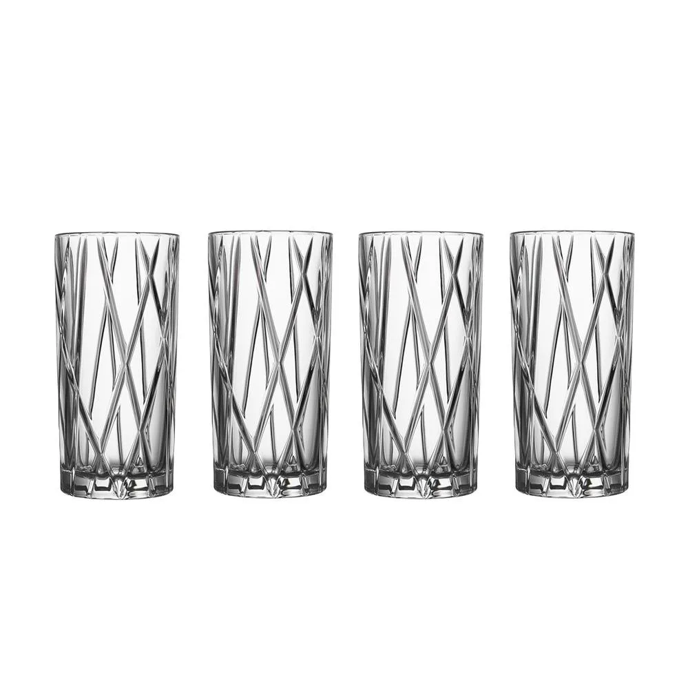 Orrefors City High Ball glas 4 stk 35 cl