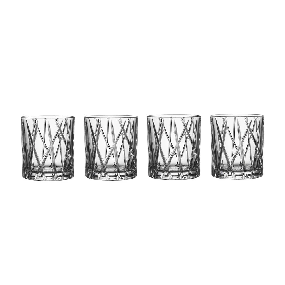 Orrefors City Old Fashioned glas 4 stk 24,5 cl