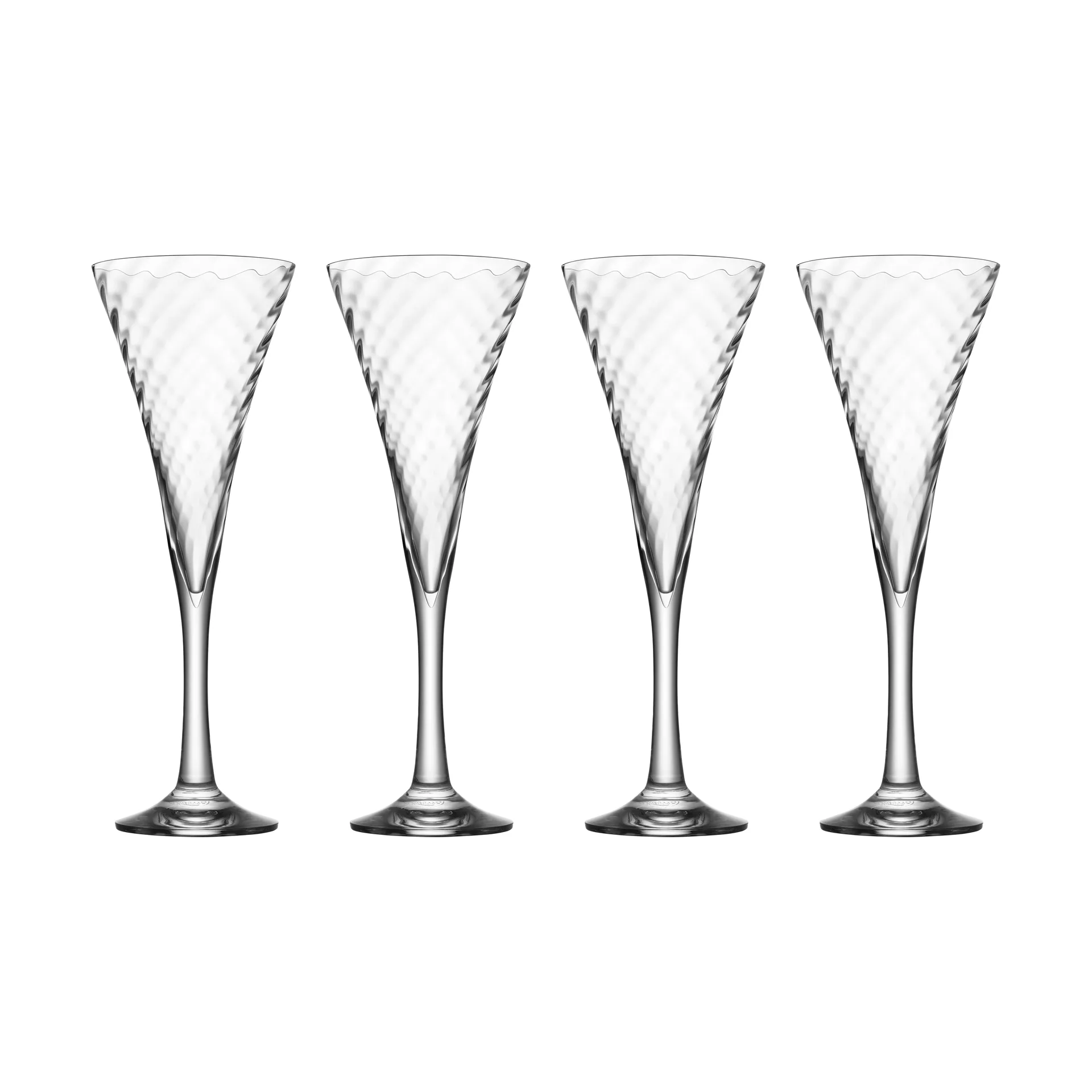 Orrefors Helena champagneglas 25 cl 4-pack Klar